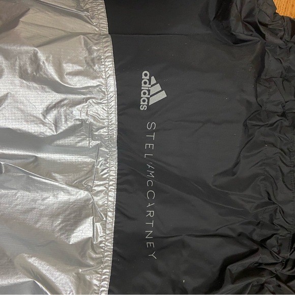 adidas by Stella McCartney Silver and Black Collection Pull-On Jacket - Picture 10 of 12